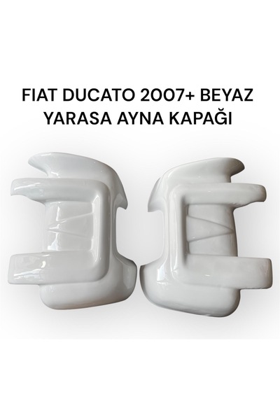 Fiat Ducato 2007+ Uyumlu Beyaz Yarasa Ayna Kapağı Abs Plastik