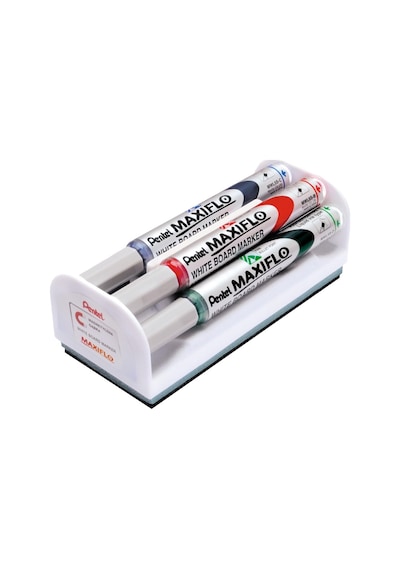 Pentel Maxiflo Tahta Kalemi Set Sünger İle Yuvarlak Uçlu İnce Genel