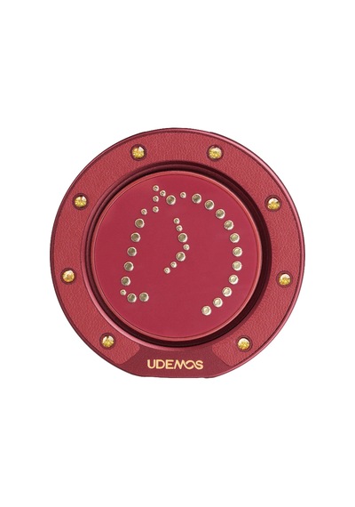 Udemos Wind Serisi Freeflow 360 Derece Dönebilen Magnetik Ring Stand Telefon Tutucu Kırmızı