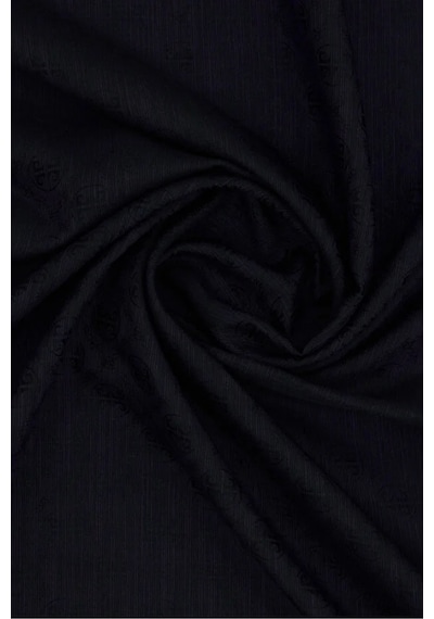 Pierre Cardin Logolu İpek Koton Jakar Eşarp - 8933984 Lacivert - 921