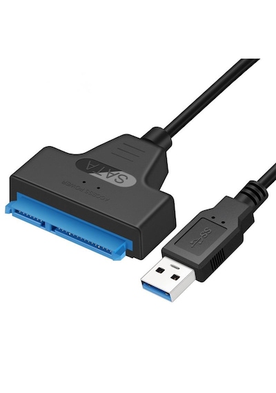 Usb 3.0 Yüksek Hızlı 2.5 Inç Sata Ssd Ve Hdd Harddisk Kablosu 0.25m