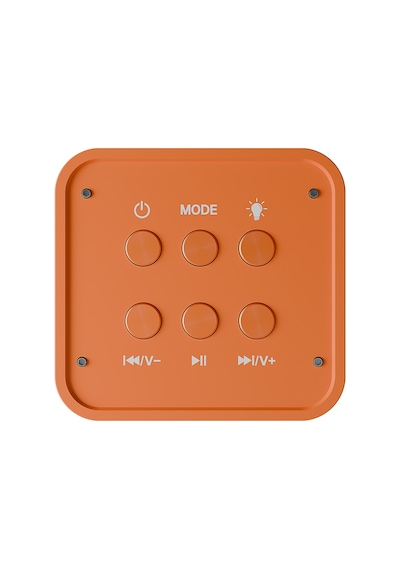 Mikado Md-56bt Turuncu Beyaz Aux + Usb + Bluetooth Destekli 10w 1500mah Taşınabilir Speaker