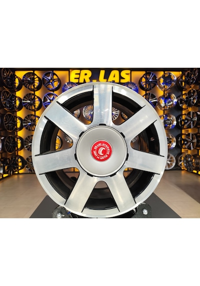 4 Adet Volkswagen  7 15 5 112 Et45 57.1 Black Mack Jant Revize Edilmiş Takım