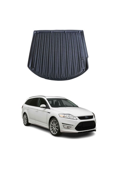 Ford Mondeo Turnier Stw 2007-2014 Arası Uyumlu Araca Özel Kauçuk Tpe Bagaj Havuzu Siyah