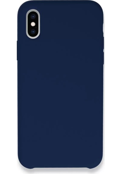 Newface Apple İphone Xs Max Kılıf Lansman Legant Silikon - Lacivert