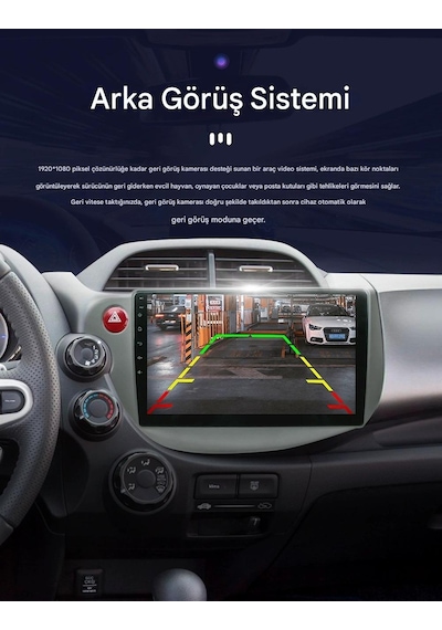 Otolas Honda Fit Wifi Gps Carplay 10 Inç 2+32gb Kamera Multimedya Navigasyon Sistemi - 2009-2012 Model 10"