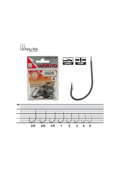 Maruto 5505 Black Nickel Olta Iğnesi