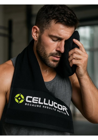 Sporcu Antrenman Havlusu%100 Pamuklu Siyah - Fitness Ve Spor İçin İdeal Açık Mavi - Beyaz