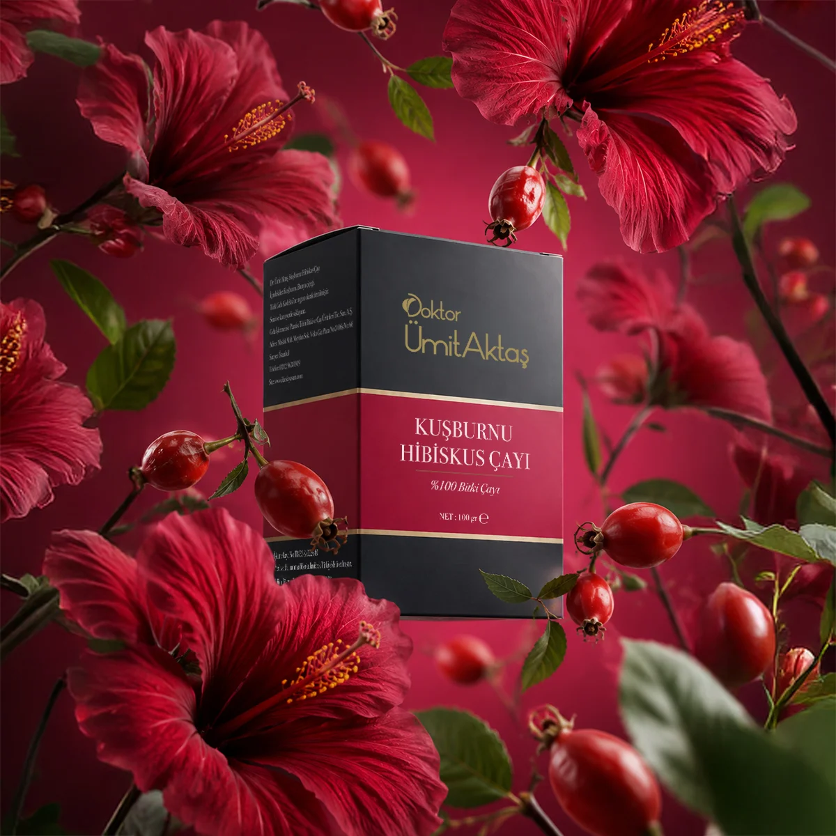 Dr. Ümit Aktaş Kuşburnu-hibiscus Çayı 100 G