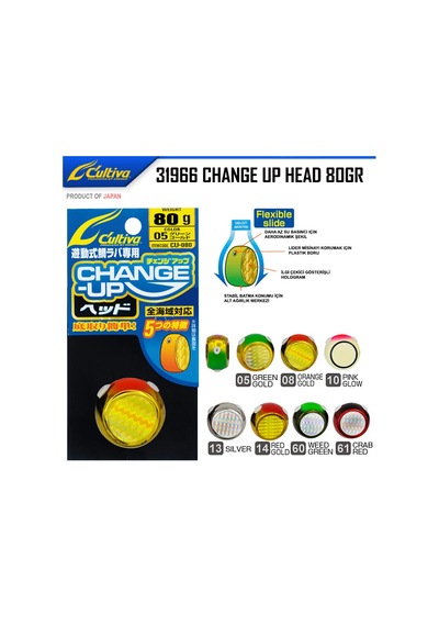 Cultiva 31966 Change Up Head 80gr No:08 Orange Gold