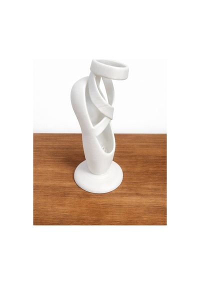 3d Beyaz Bale Point Tasarım Masa Dekoru 12 Cm