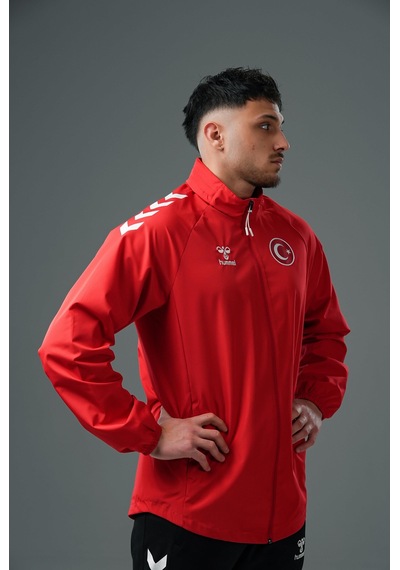 Hummel Line Milli Takım Yağmurluk Kırmızı
