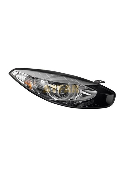 Sağ Far Lambası Motorlu Siyah Cerceve Renault Fluence 20132016