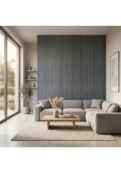 Brano Koyu Kahve Ahşap Desen Duvar Lambiri 60x280 Cm-kendinden Yapışkanlı 9-2-60x280