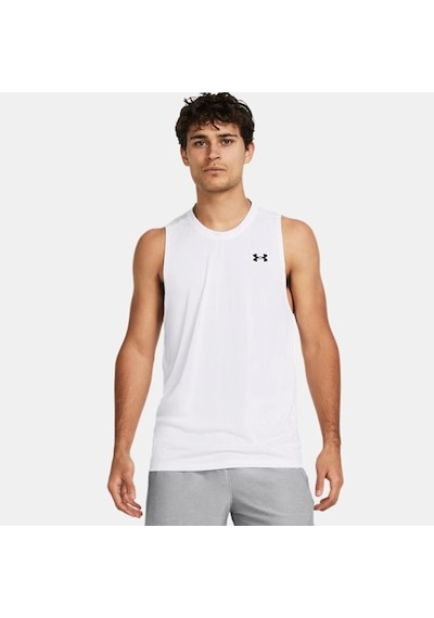 Under Armour Tech Tank Erkek Atlet 1382795-100 Beyaz