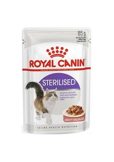 Sterilised Gravy Pouch Kısırlaştırılmış Kedi Konservesi 12 Adet 85 Gr