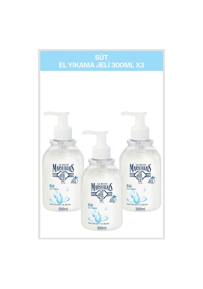 Le Petit Marseillais Sıvı Sabun Süt 300 ML x3