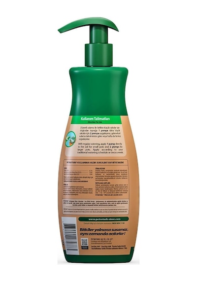 Petroturk Succulent Sıvı Bitki Besini 250 Ml 1