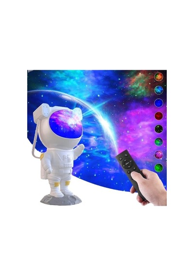 Astronot Lamba Speakerlı Çok Renkli Çok Renkli