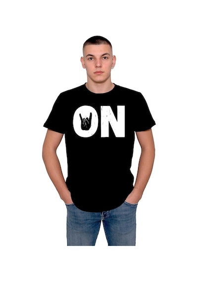 Rock And Roll Heavy Metal On Music Tişört Unisex T-shirt 001