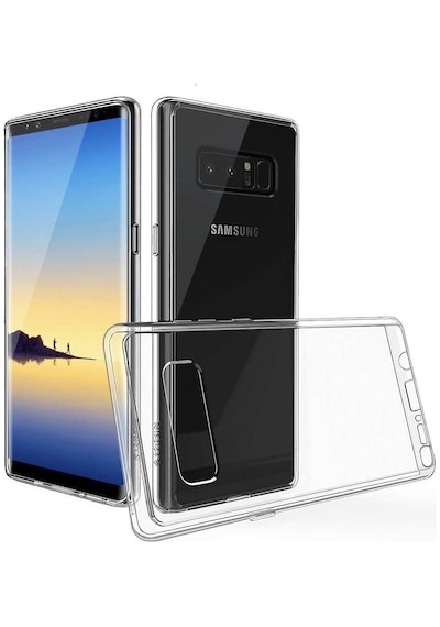 Şeffaf Samsung Uyumlu Galaxy Note 8 Telefon Kılıfı 2 Adet Şeffaf