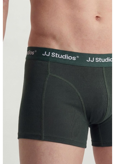 Jack & Jones Jacsoho Solid Erkek Boxer 3'lü Paket Pamuklu Rahat Siyah Jack & Jones Jacsoho Solid Erkek Boxer 3'lü Paket Pamuklu Rahat Siyah