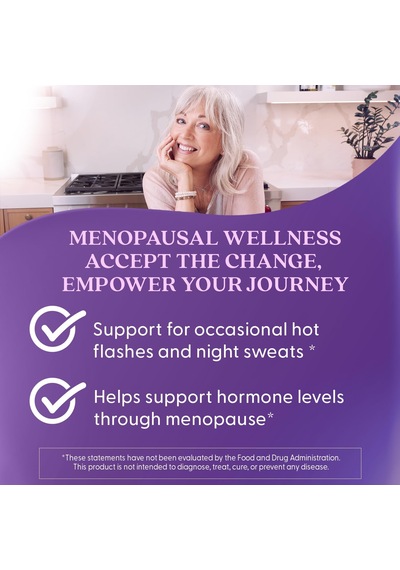 Doctor's Best Women's Menopause Support Multi-symptom Relief 30 Veggie Caps