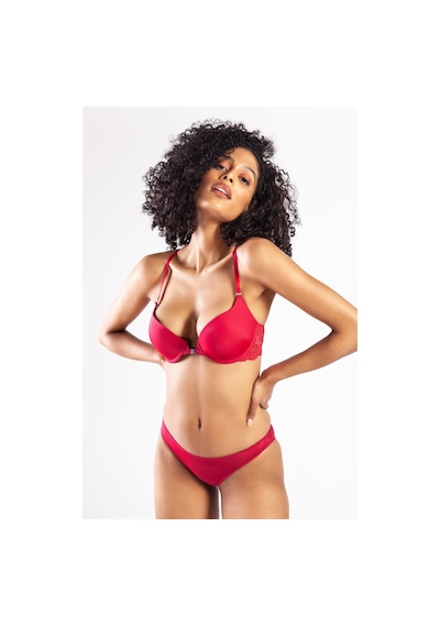 Lenaca Githa Foam Cup Push Up Bra,şarap Renk Straplez Konforlu Ve Şık Sütyen Çok Renkli