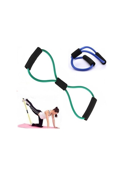 Omilife Plates Jimnastik Yoga Squat Aleti Kas Germe Güçlendirme Egzersiz El Kol Kondinasyon Lastiği Çok Renkli