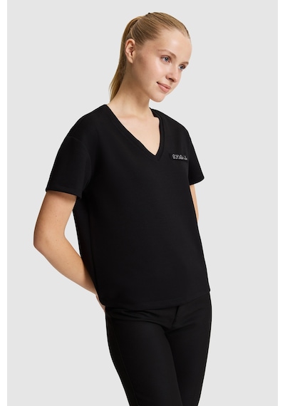 U.S. Polo Assn. U.s. Polo Assn. Kadın Siyah Tişört 50323493-vr046