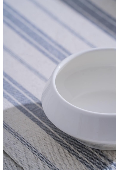 Acar Jea-07391 Rumi Beyaz Porselen 11.5 Cm Yuvarlak Kase 6 Adet