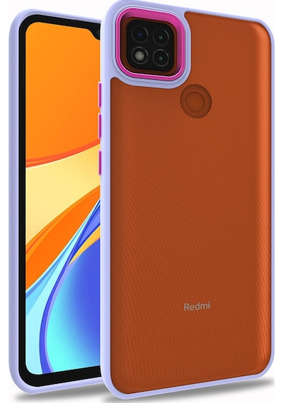 Ariatech Redmi 9c Kılıf Flora Kapak - Rose Gold Rose Gold