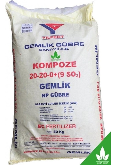 GeMLik 20 20 0 Kompoze Gübre 10 KG