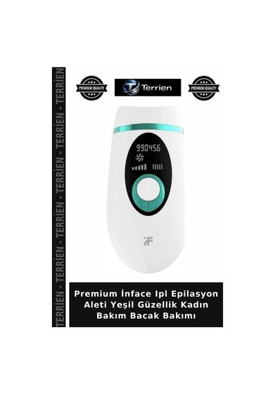 Premium İnface Ipl Epilasyon Aleti Yeşil Güzellik Kadın Bakım Bacak Bakımı