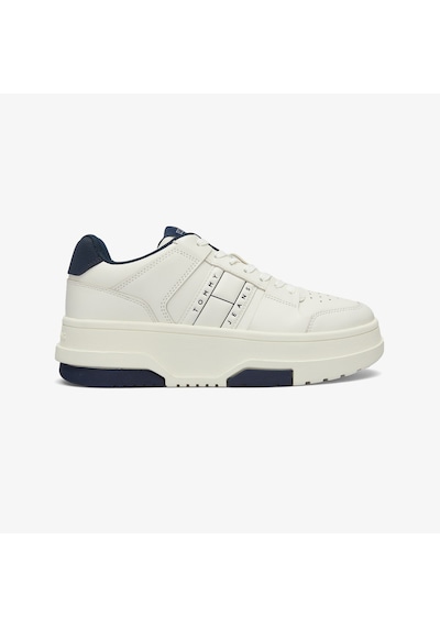 Tommy Hilfiger Tommy Jeans The Brooklyn Flatform Kadın Beyaz Sneaker