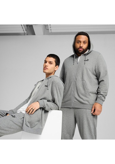 Puma Erkek Ess Full-zip Hoodie Eşofman Üst 68258803 Gri