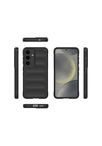 Samsung Galaxy S25 5G Uyumlu Silikon Kılıf - Kamera Korumalı Esnek Airbag Kapak - Bordo