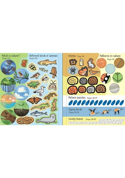 The Usborne Little Childrens Activity Book Nature