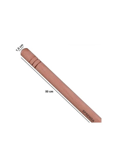 Sprenda 50 Cm Hamur Oklavası Ahşap Oklava