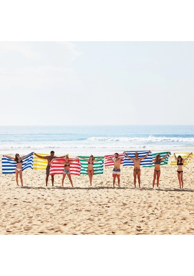 Dock And Bay Plaj Havlusu Cabana Xl Wakiki Coral Turuncu Beyaz
