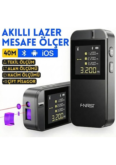 Fnırsı Ir40 Akıllı Mesafe Ölçer Lazer Metre