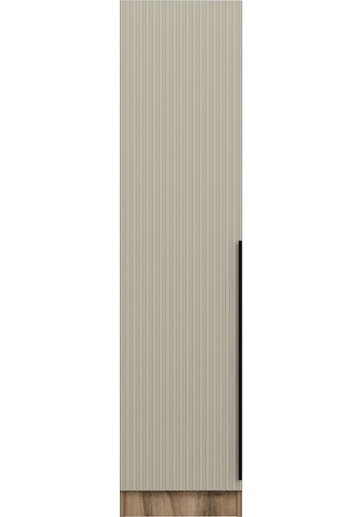 Minar Kale 1 Kapaklı Dolap Çizgili Mebran 190cm - Dore/kumtaşı - Askılıklı Çok Renkli Minar Kale 1 Kapaklı Dolap Çizgili Mebran 190cm - Dore/kumtaşı - Askılıklı Çok Renkli