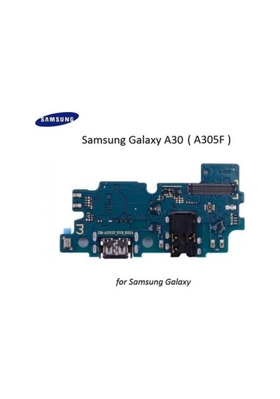 Samsung Galaxy Uyumlu  A30 Sm-a305f Şarj Kulaklık Soket Mikrofon Bordu