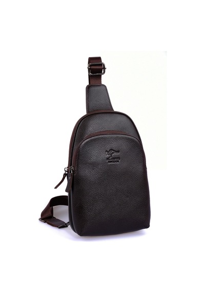Çapraz Tek Omuz Askılı Hakiki Deri Sportif Çanta Kangaroo K. 8155