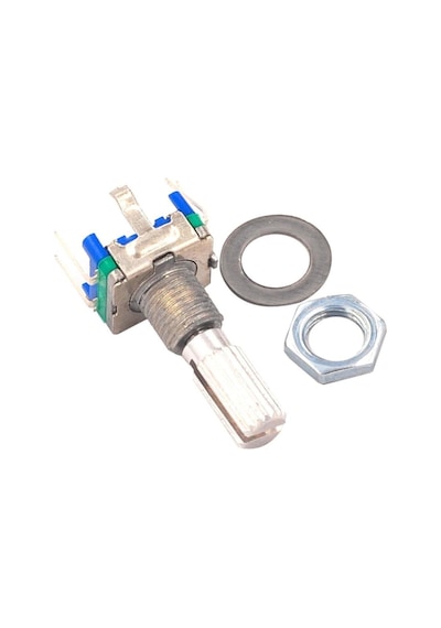 Ec11 Rotary Encoder Butonlu 20 Adım Pwm 360 Derece Döner Butonlu Dijital Potansiyometre Menu Motor