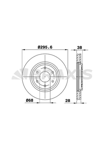 Braxıs Ae0310 Fren Diski On 40206eb300 - 2 Adettir
