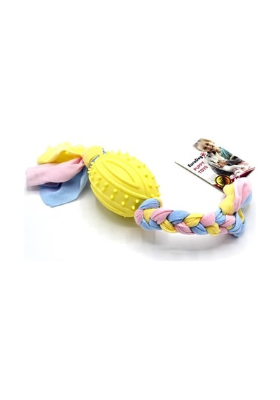 Eurodog&Eurocat Diş İpli Köpek Oyun Rugby Topu 35 x 9 x 6 CM