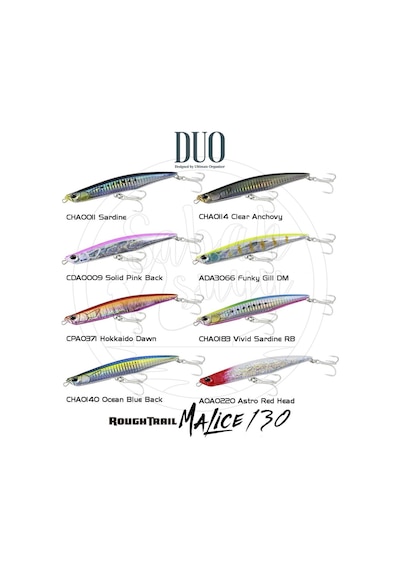Duo Rough Trail Malice 130 Cha0140 Ocean Blue Back Sahte Balık