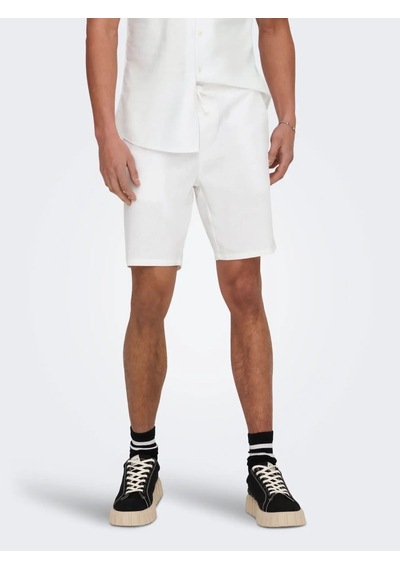Onslınus 0007 Cot Lın Shorts Noos Erkek Şort 22024967 Beyaz