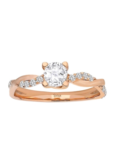 Sirius 0,75 Karat Pırlanta Ve Beyaz Topaz Tektaş Yüzük 0802R0005